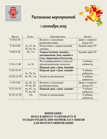 1 сентября 2025